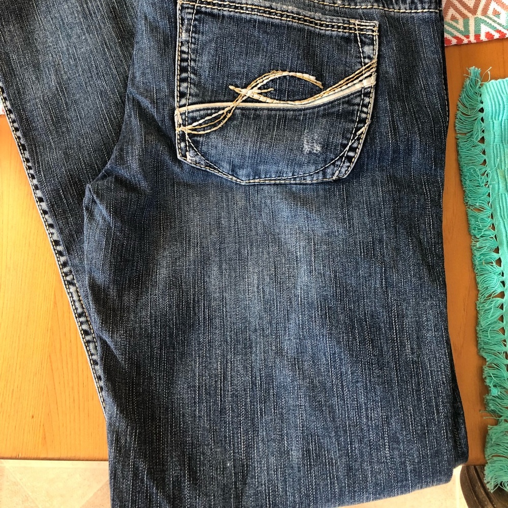 Silver jeans